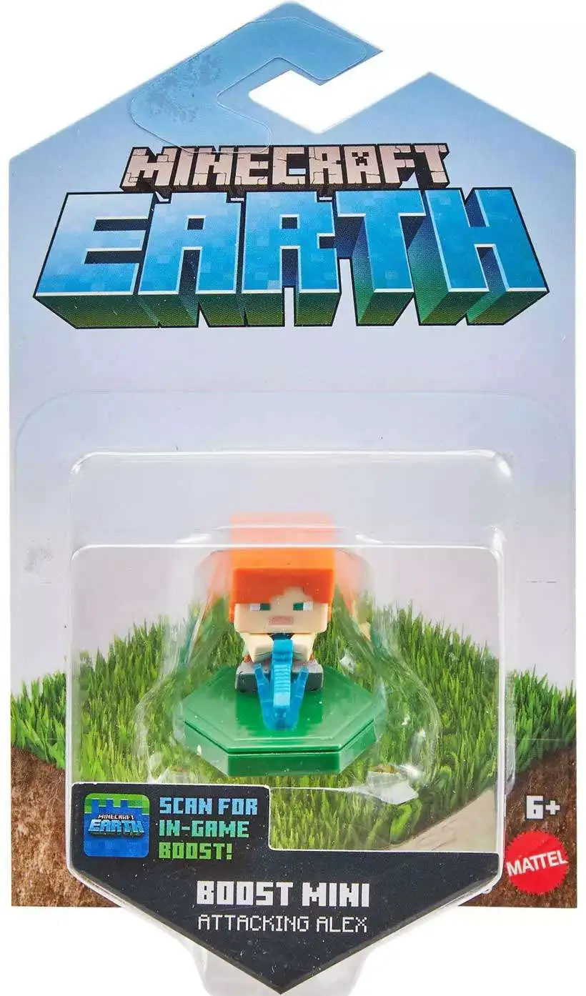 Minecraft Earth Boost Minis Attacking Alex Mini Figure