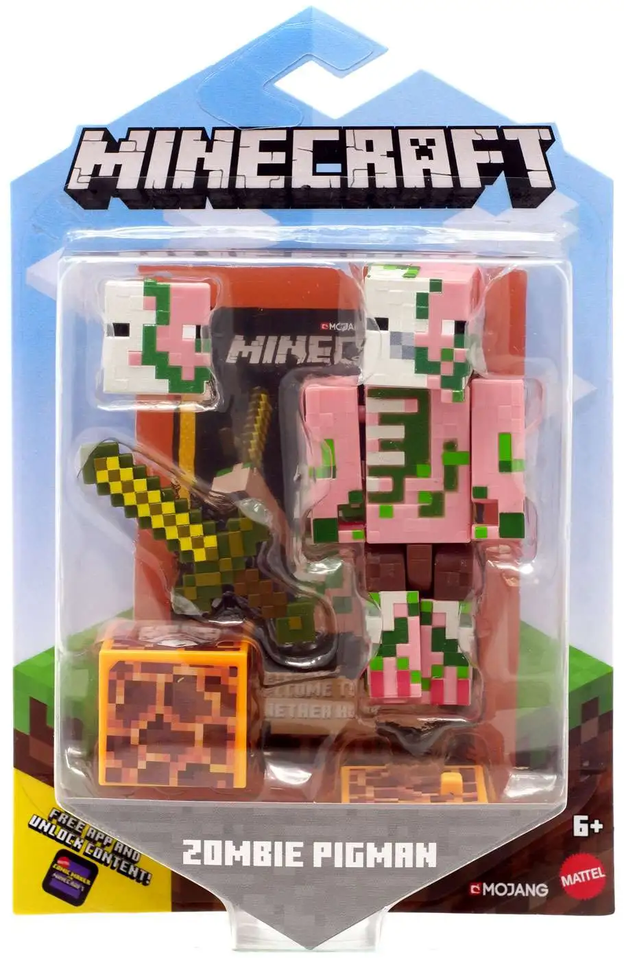 Minecraft Comic Maker Zombie Pigman Action Figure