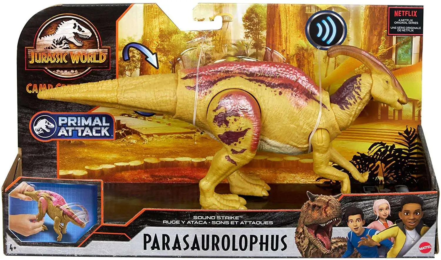 Jurassic World Camp Cretaceous Parasaurolophus Action Figure [Sound Strike]