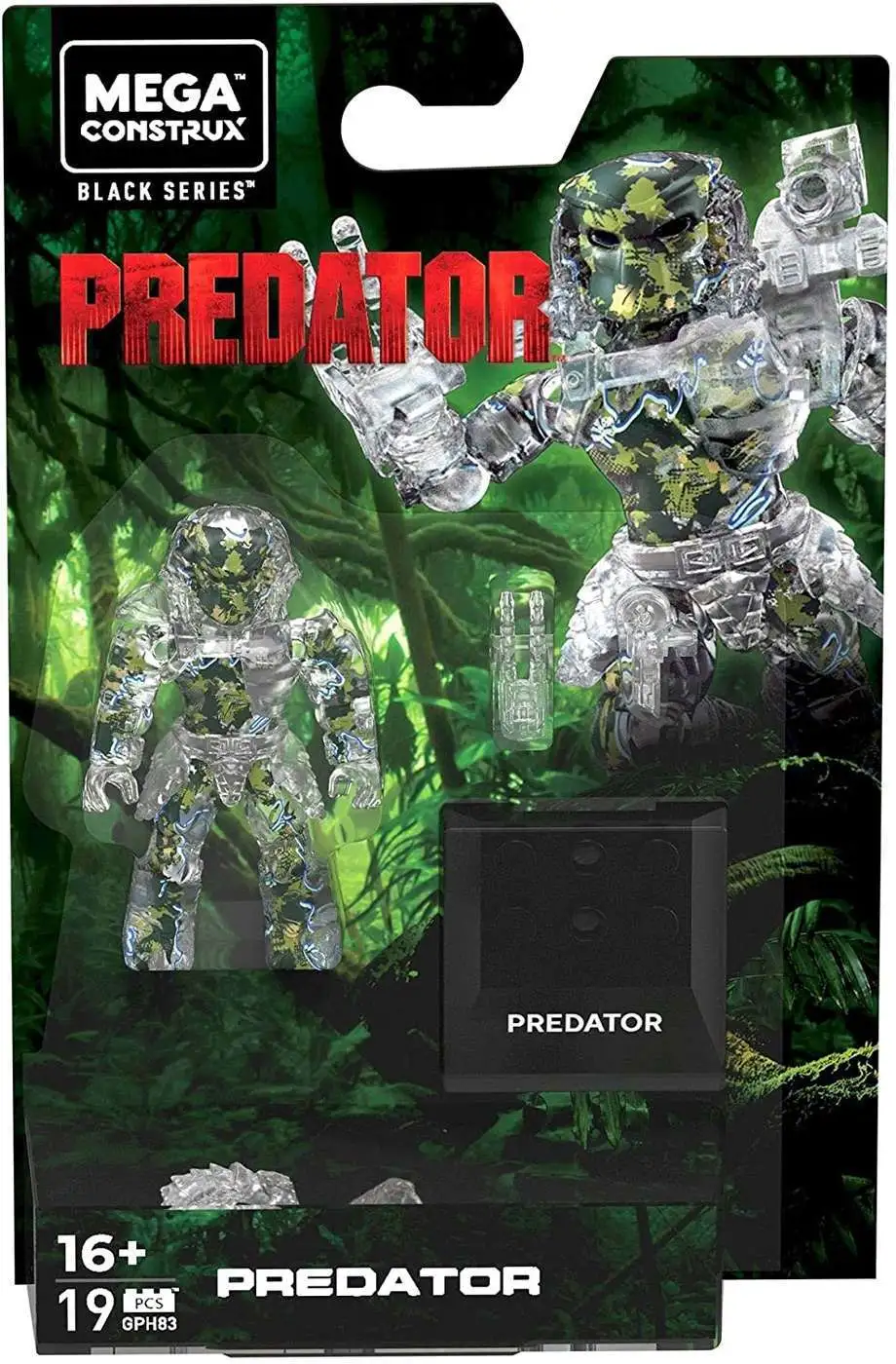 Mega Construx Black Series Predator Mini Figure [Camo, Damaged Package]