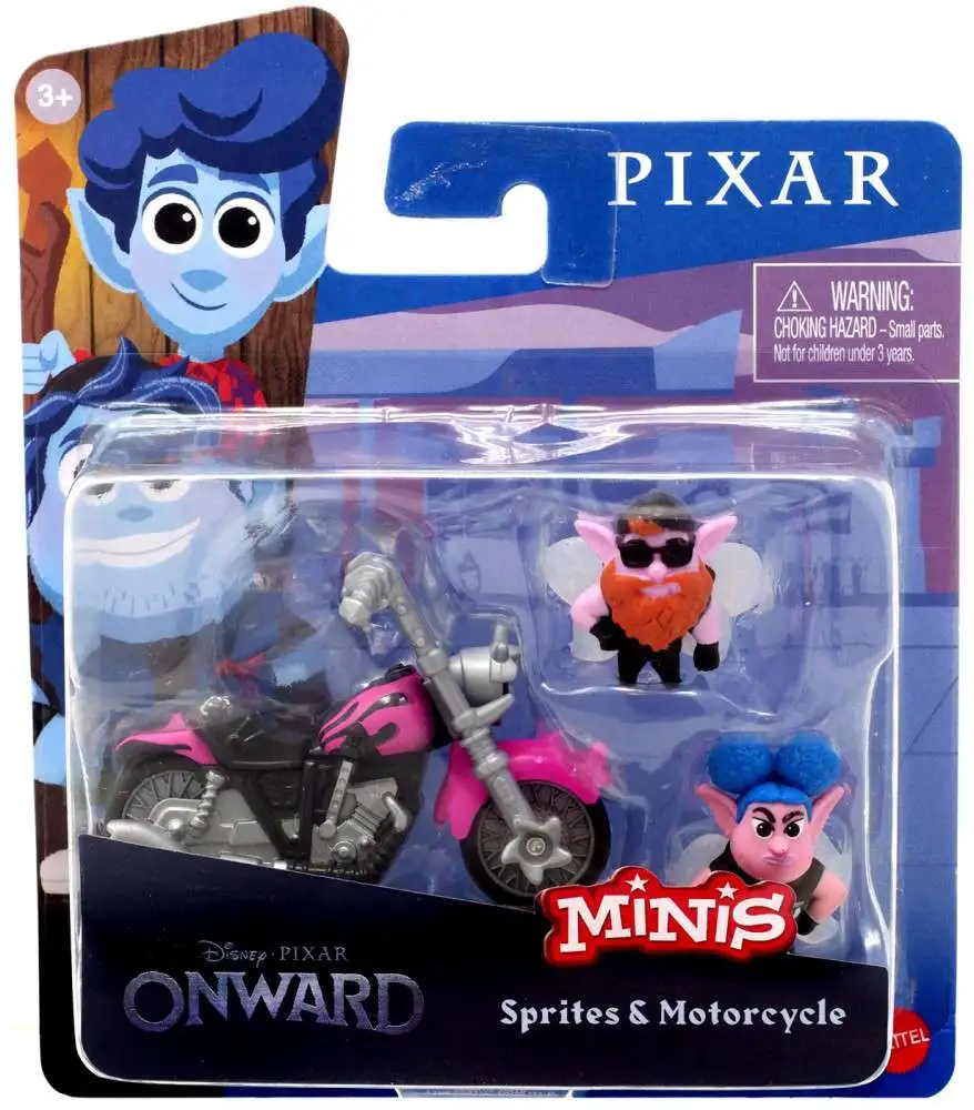 Pixar Mattel Onward Minis NEU Walt Disney Ian Lightfood & Guinevere Onward 