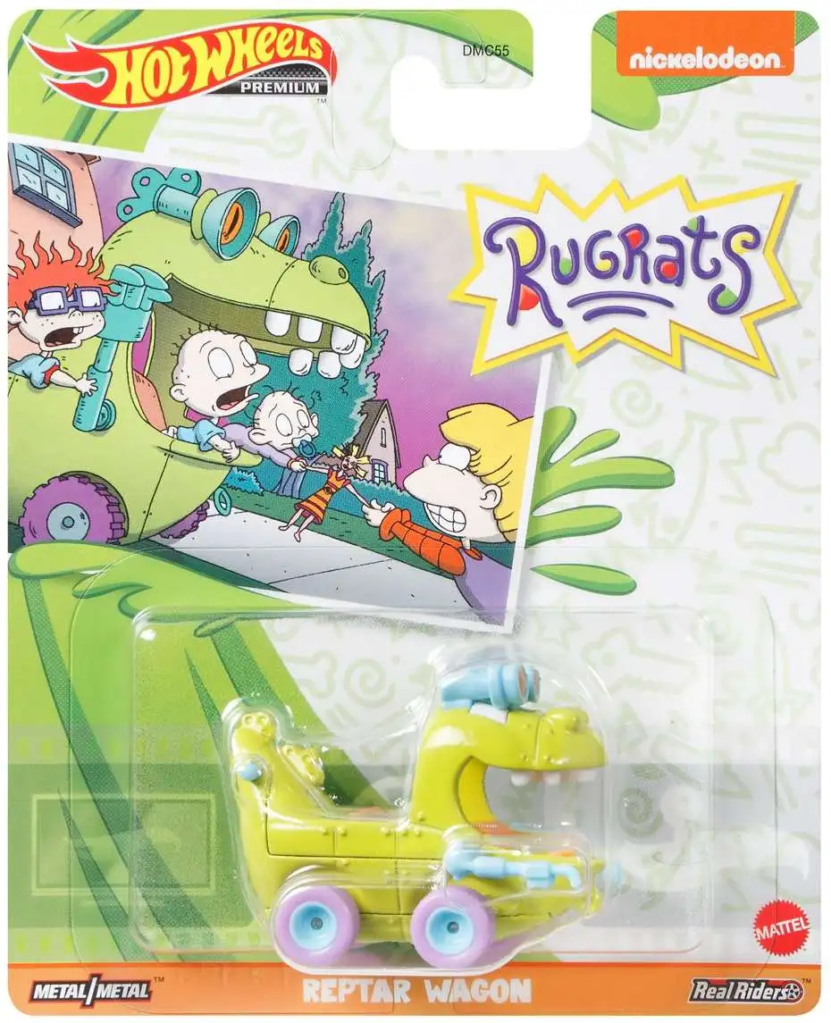 Hot Wheels Rugrats Premium Reptar Wagon Diecast Car