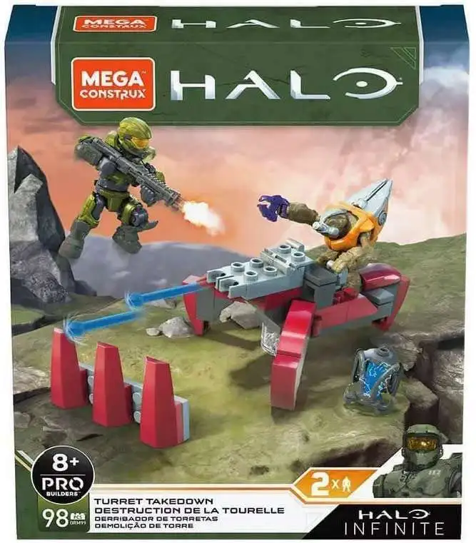 Halo Infinite Turret Takedown Set GRM99 Mega Construx ToyWiz