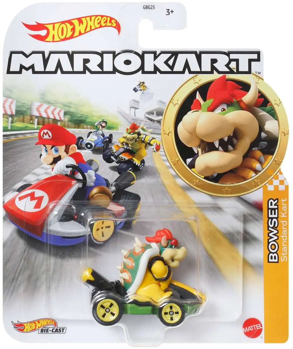 Hot Wheels Mario Kart Bowser Diecast Car [Standard Kart]