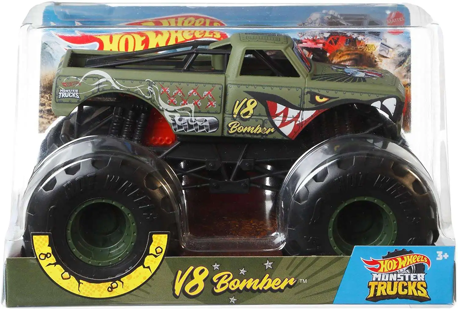 Hot Wheels Monster Trucks V8 Bomber Diecast Car [2020]