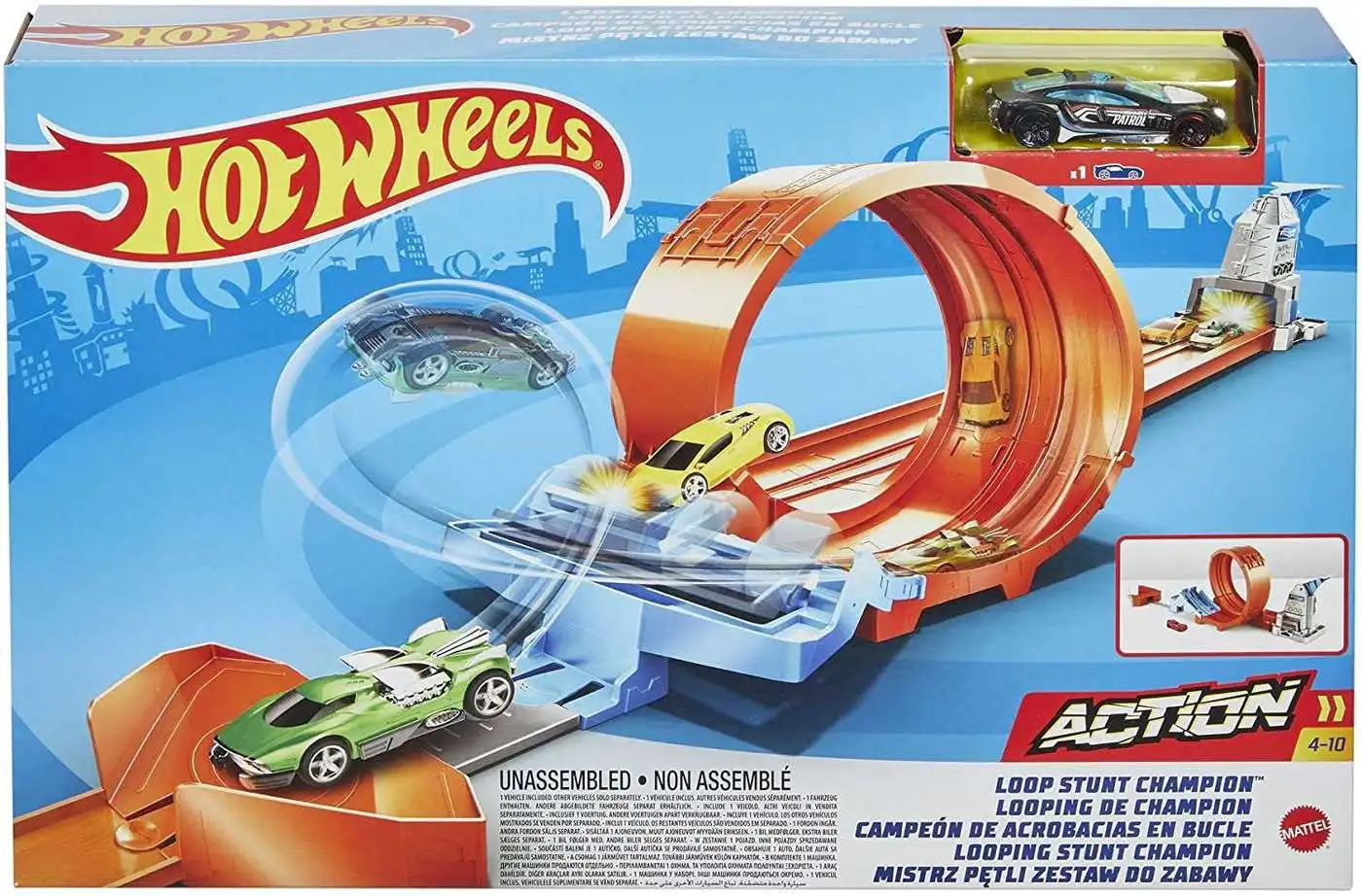 Hot Wheels Action Loop Stunt Champion Track Set [Damaged Package]