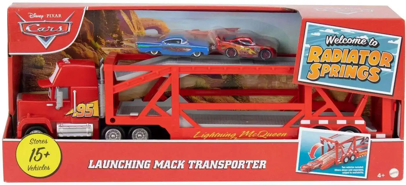 Disney / Pixar Cars Cars 3 Launching Mack Transporter Exclusive 17-Inch  Vehicle [with Ramone & McQueen]