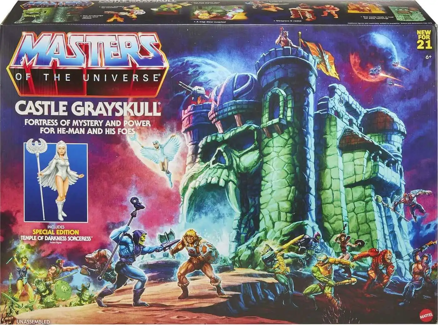 Masters Of The Universe Castle Grayskull Set Mattel ToyWiz