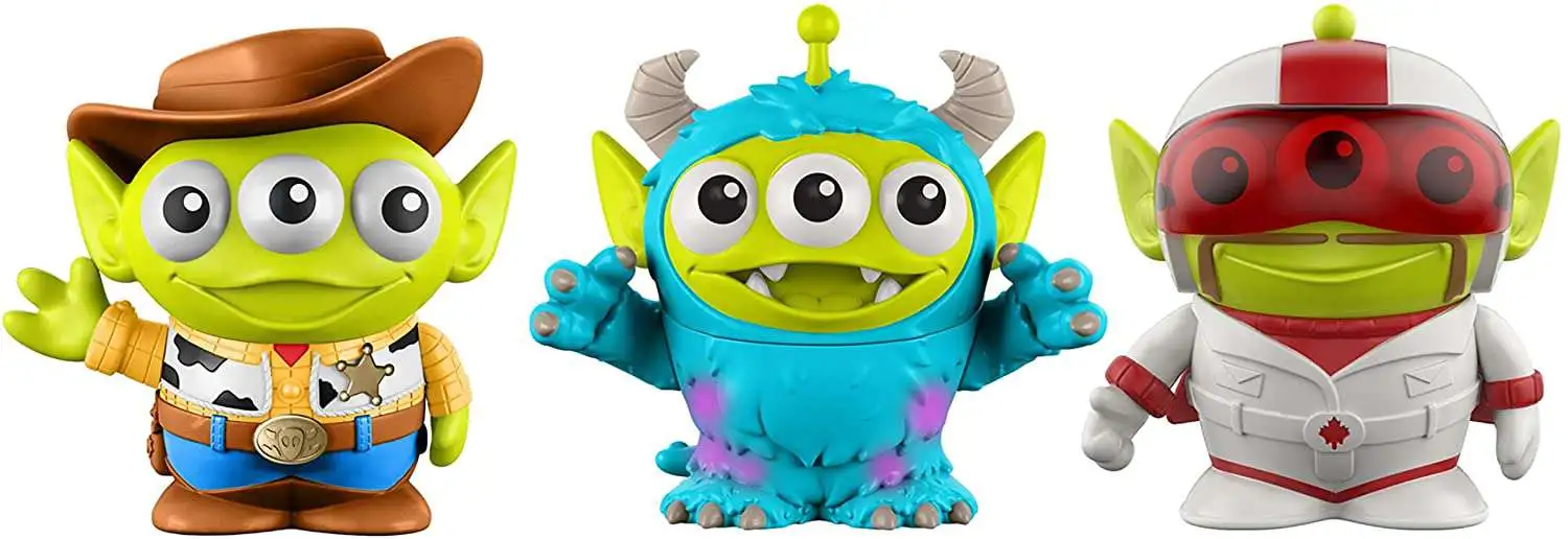 Disney / Pixar Toy Story Alien Remix Duke Caboom, Sulley & Woody 3-Inch Mini Figure 3-Pack [Damaged Package]