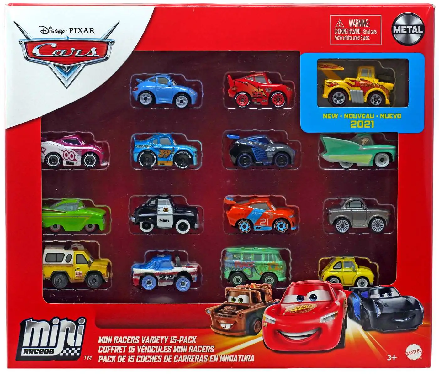 Combined Postage Sheriff DISNEY CARS DIECAST 2021 Card 
