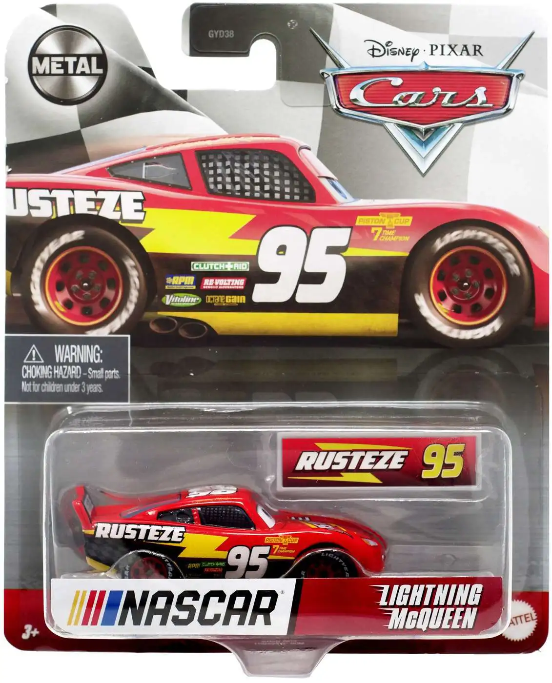 Disney / Pixar Cars Cars 3 NASCAR Lightning McQueen Diecast Car [Damaged Package]