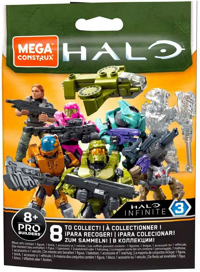 Halo Mega Bloks Series 3 blind pack bag action figure Lot of 2 96954 NEW! 