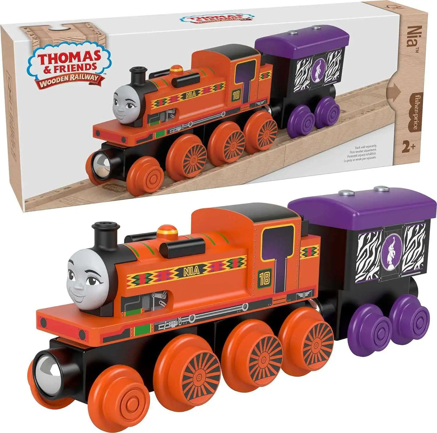 Fisher Price Thomas & Friends Wooden Railway Nia Train Figure