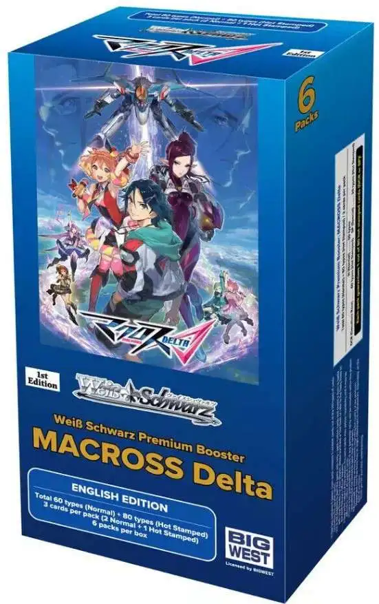 Weiss Schwarz Trading Card Game Macross Delta Premium Booster Box