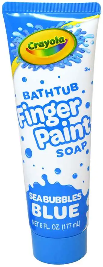 Crayola Sea Bubbles Blue Bathtub Fingerpaint Soap
