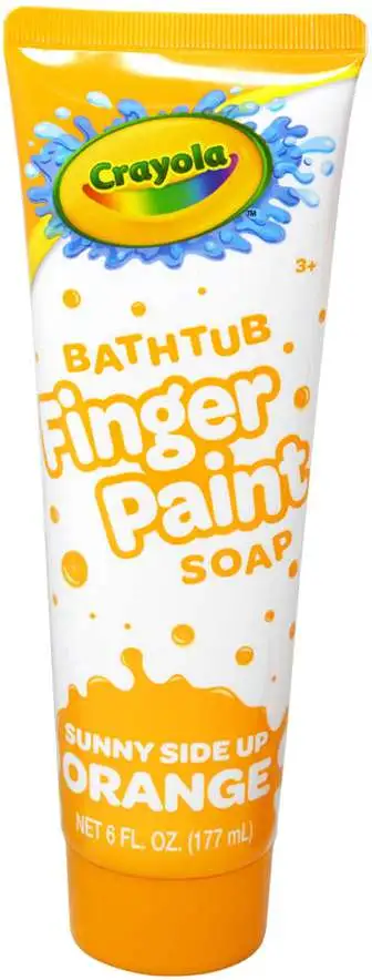 Crayola Sunny Side Up Orange Bathtub Fingerpaint Soap