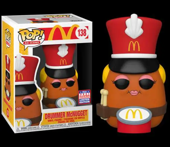 Funko McDonald's Drummer McNugget Exclusive Vinyl Figure #138