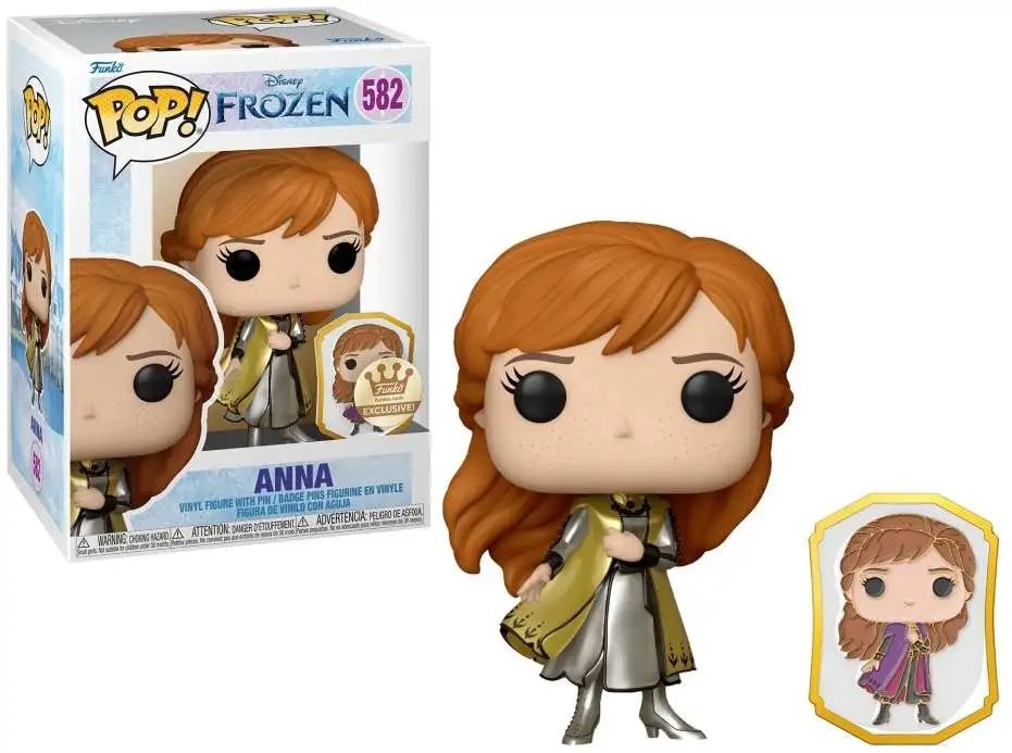 Funko Frozen POP! Disney Anna Exclusive Vinyl Figure [with Pin]