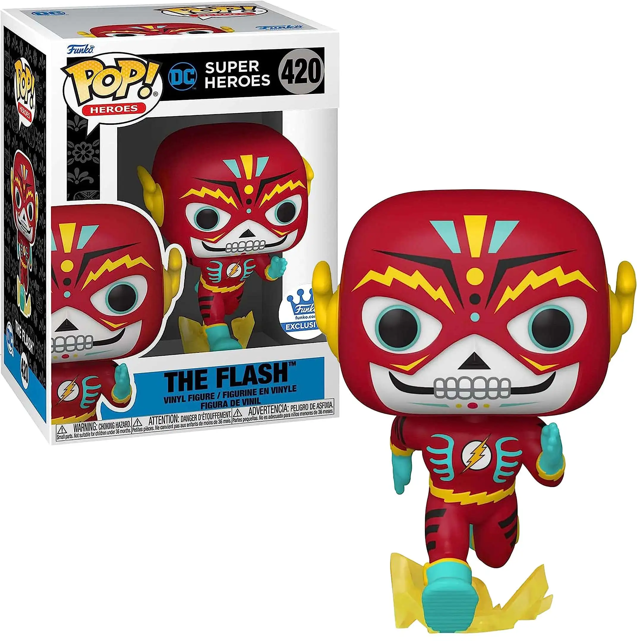 Funko Dia De Los DC POP Heroes The Flash Exclusive Vinyl Figure 420 ...