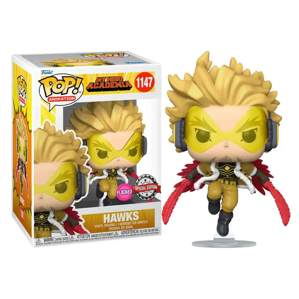 Funko My Hero Academia POP! Animation Hawks Exclusive Vinyl FIgure #1147 [Flocked]