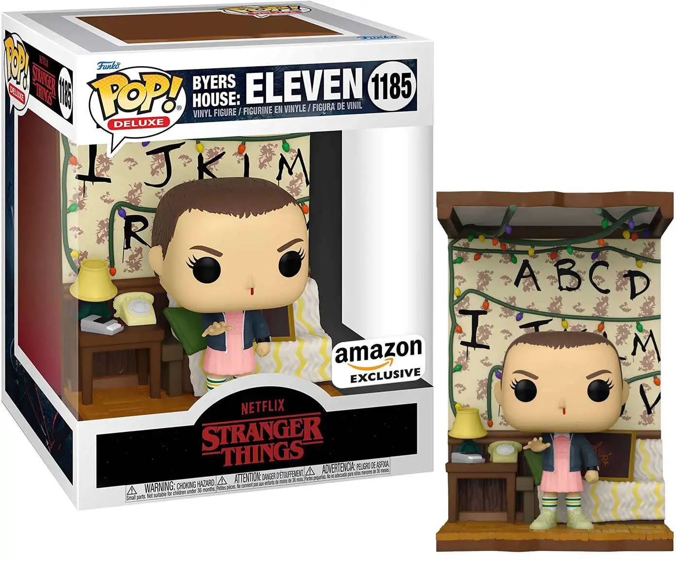 gidsel spurv Tempel Funko Stranger Things POP Television Byers House Eleven Exclusive Deluxe Vinyl  Figure Build A Scene 1 of 4, Damaged Package - ToyWiz