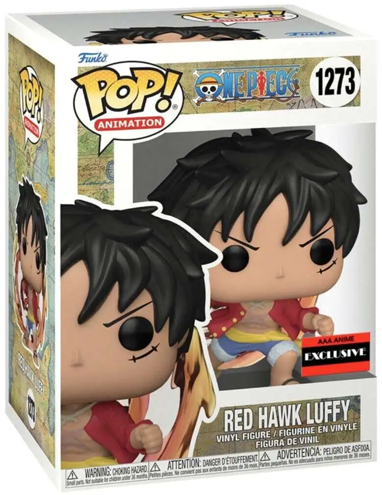 Funko One Piece POP! Animation Red Hawk Luffy Exclusive Vinyl Figure [Damaged Package]