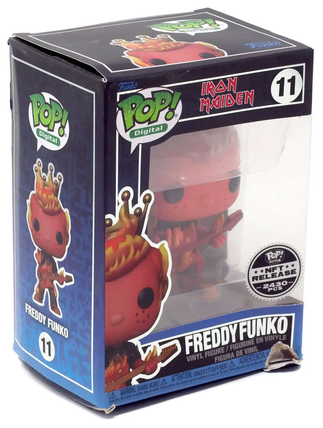 Iron Maiden POP! Digital Freddy Funko Vinyl Figure #11 [Damaged Package]