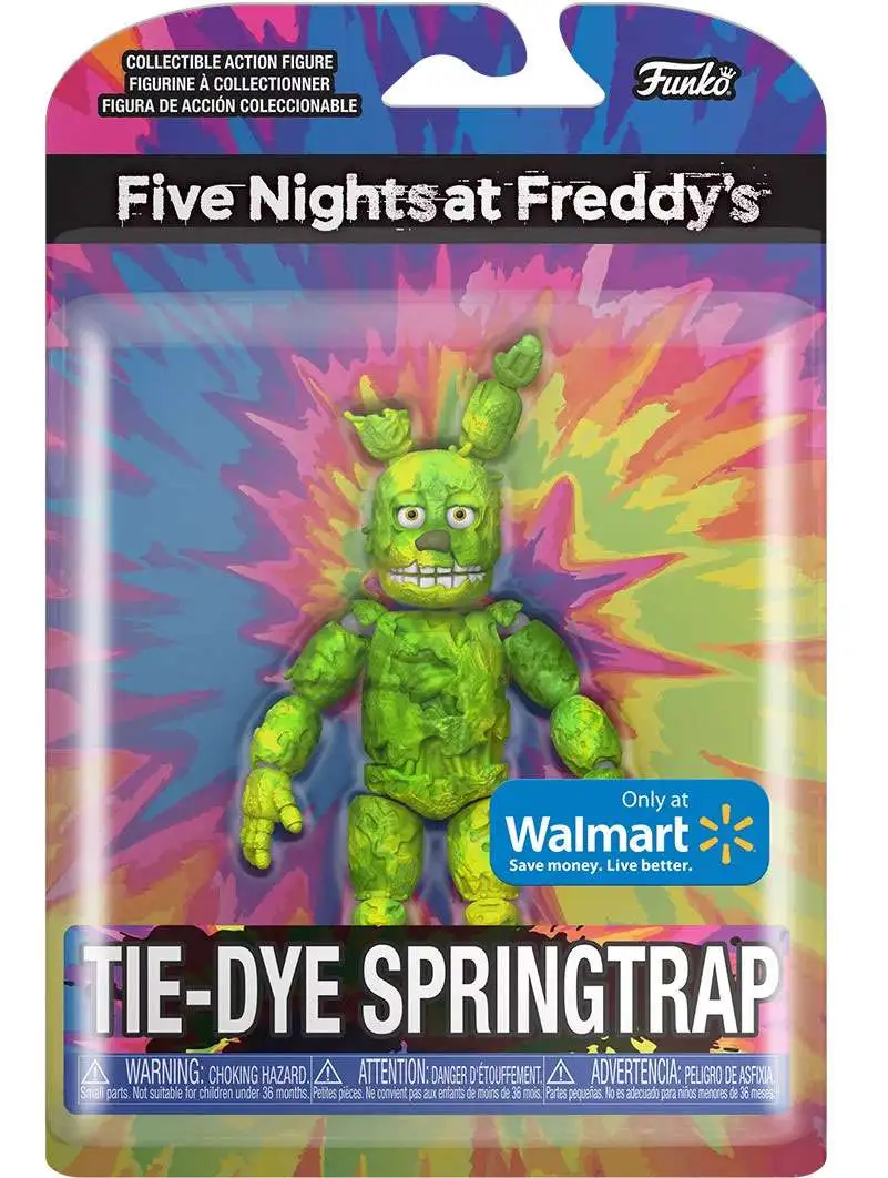  Funko Plush: Five Nights at Freddy's (FNAF) Tiedye - Springtrap  - Soft Toy - Birthday Gift Idea - Official Merchandise - Stuffed Plushie  for Kids and Adults - Ideal for Video