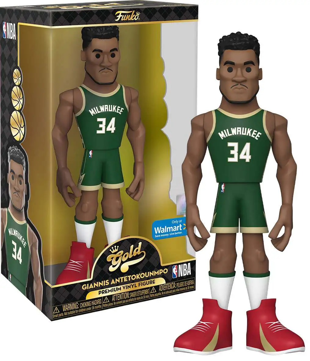 Funko NBA Milwaukee Bucks GOLD Giannis Antetokounmpo Exclusive 12