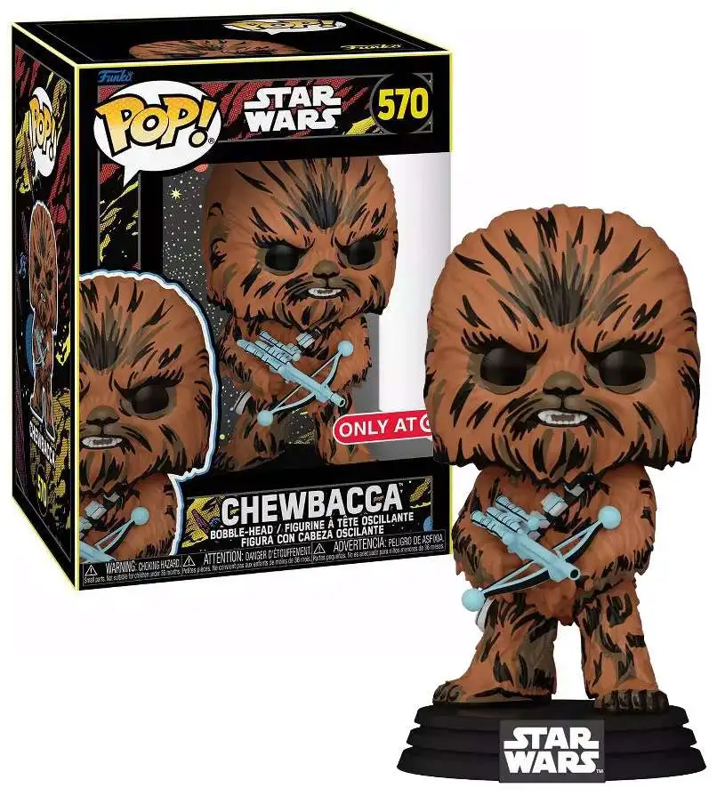 Funko Star Wars POP! Retro Chewbacca Exclusive Vinyl Figure #570 [Damaged Package]