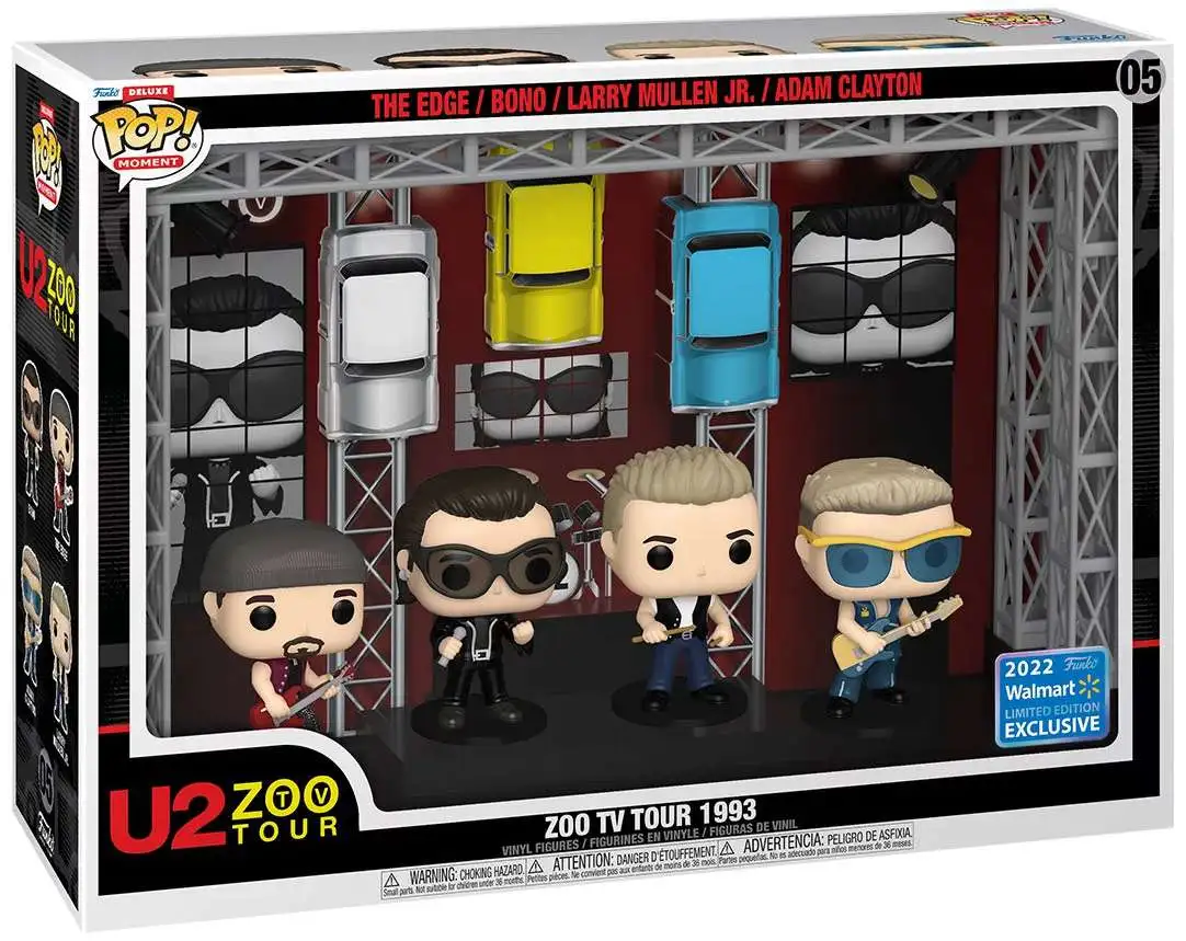 Bror Burma imod Funko U2 Deluxe POP Moment Zoo TV Tour 1993 Exclusive Vinyl Figure 4-Pack -  ToyWiz