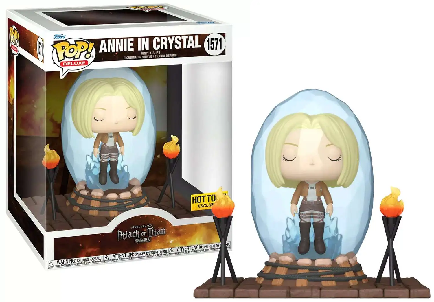 講談社 - レアFUNKO POP!  進撃の巨人　アニー　in クリスタル　限定 Funko Attack on Titan POP Animation Annie in Crystal