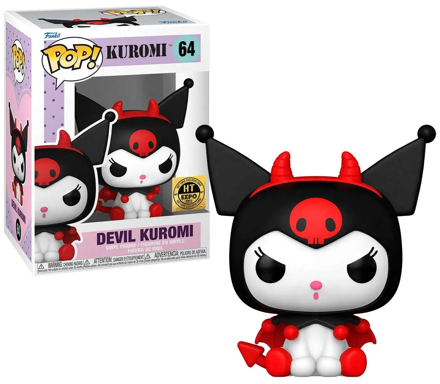 OBJ file San Rio, Kuromi devil funko pop, hello kitty, toy 😈・Template to  download and 3D print・Cults