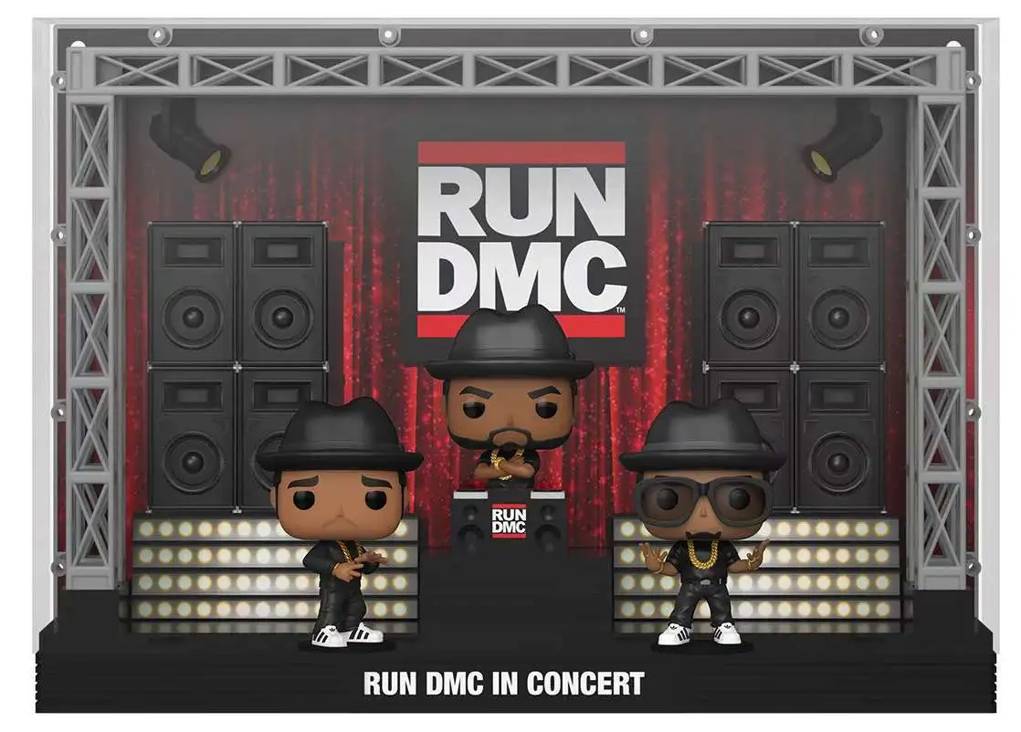 Funko Deluxe POP! Moment Run DMC in Concert Exclusive Vinyl Figure 3-Pack  [Run, Jam Master Jay & DMC]