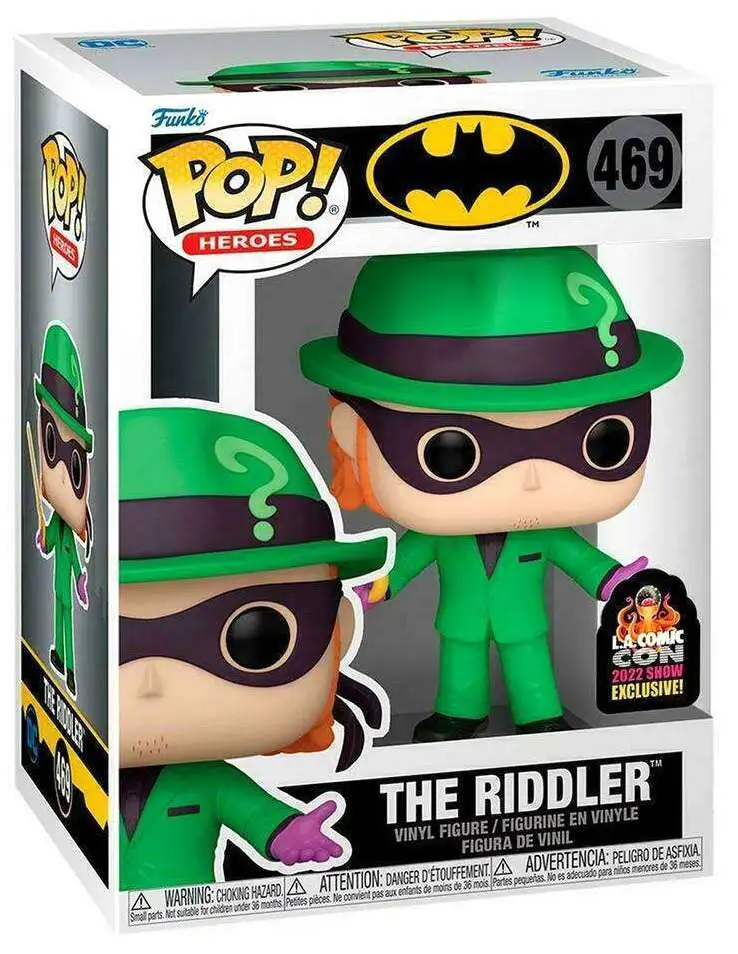 Funko DC POP! Heroes The Riddler Exclusive Vinyl Figure #469