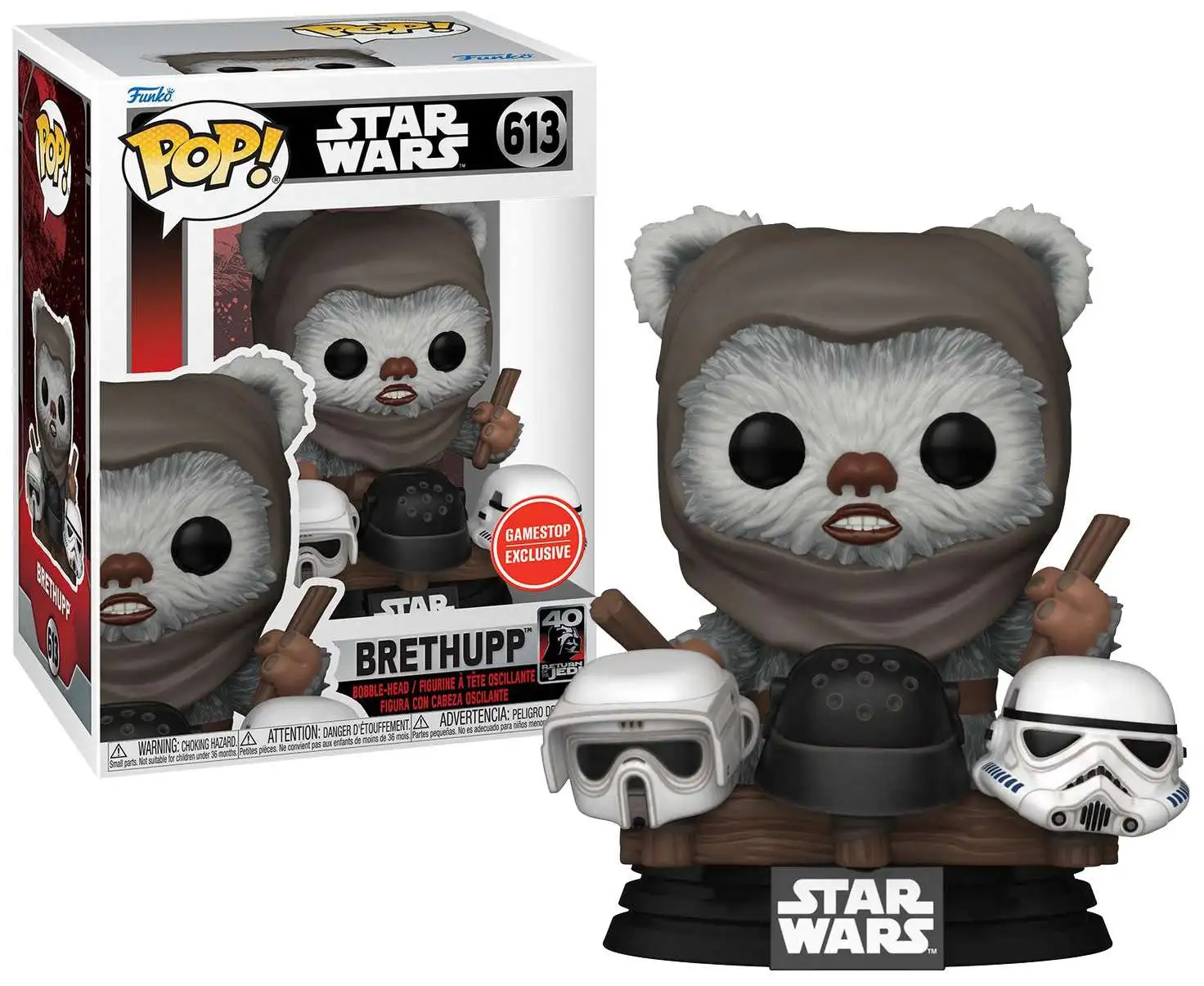 Funko POP! Star Wars: Episode VI - Return of the Jedi Brethupp 3.35-in  Vinyl Bobblehead GameStop Exclusive