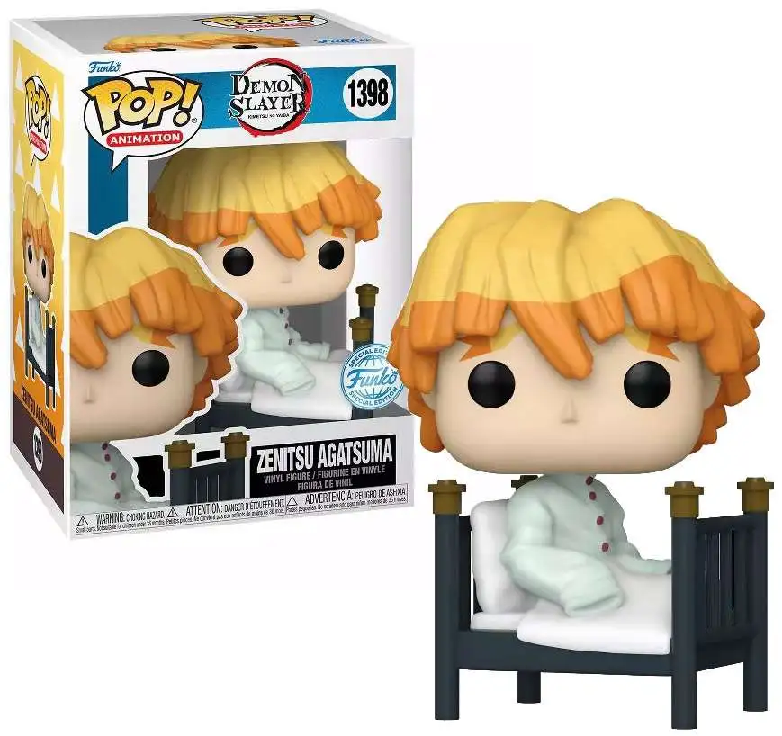 Funko Pop! Animation Demon Slayer Zenitsu Agatsuma 1398 Exclusivo - Moça do  Pop - Funko Pop é aqui!