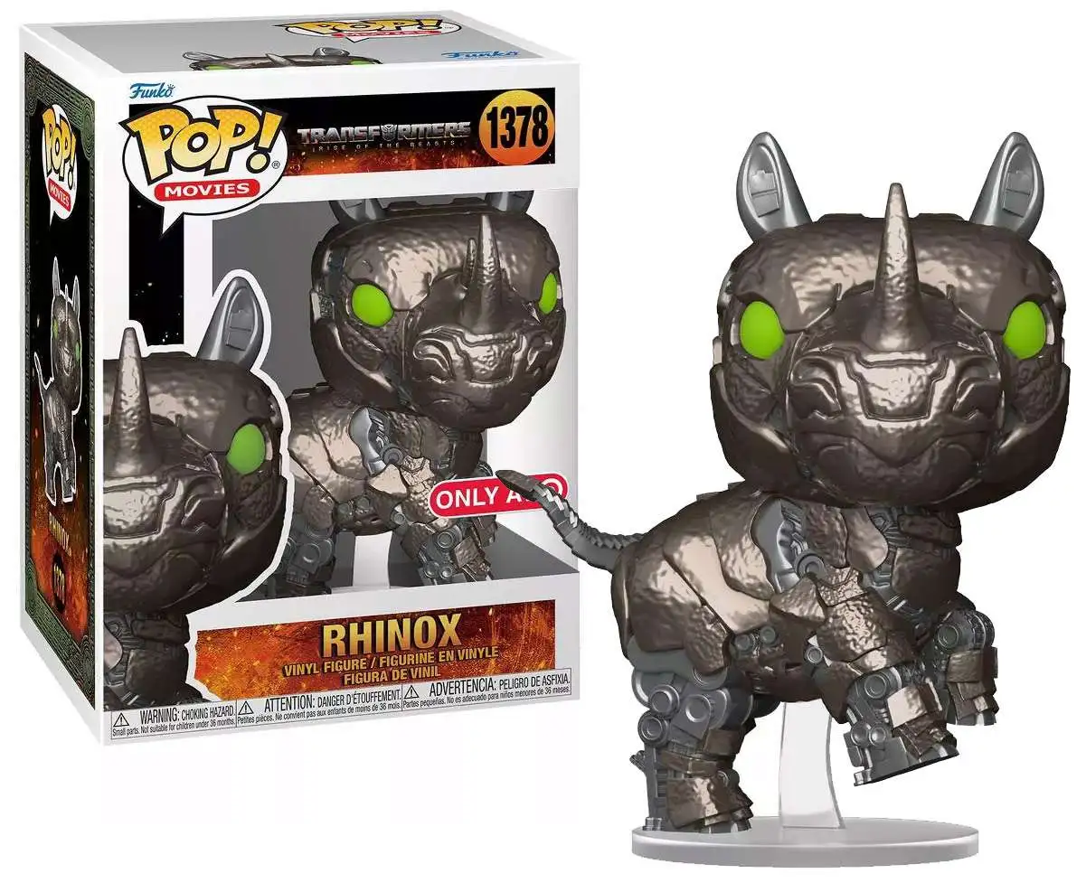 Funko Transformers Rise of the Beasts POP! Movies Rhinox Exclusive Vinyl Figure #1378