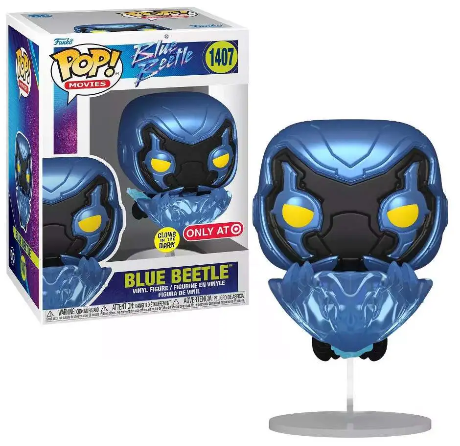 Funko DC POP! Movies Blue Beetle Exclusive Vinyl Figure #1407 [Glow-in-the-Dark, Flying]