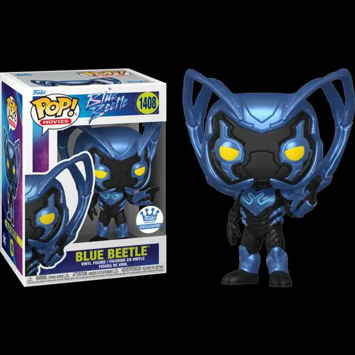 Funko DC POP! Movies Blue Beetle Exclusive Vinyl Figure #1408