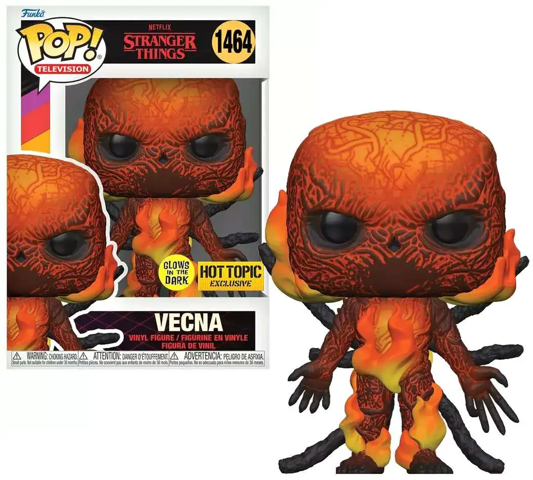 Funko Stranger Things POP! TV Vecna Exclusive Vinyl Figure #1464  [Glow-in-the-Dark]