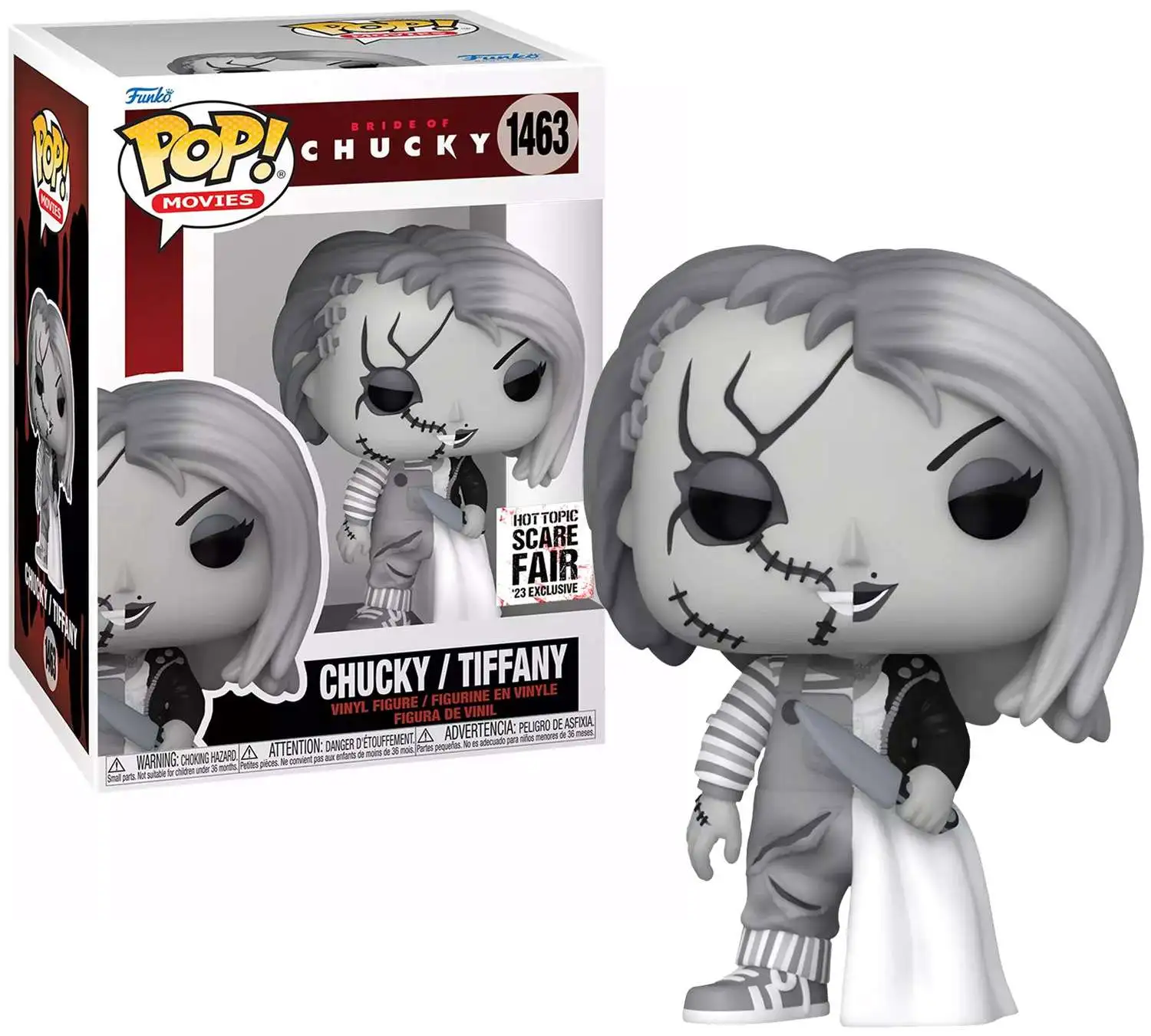 Funko Bride of Chucky POP Movies Chucky Tiffany Exclusive Vinyl Figure 1463  - ToyWiz