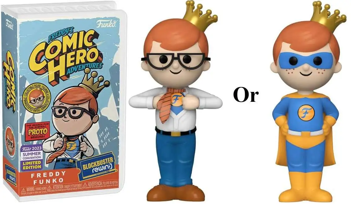 Blockbuster Rewind Freddy Funko Vinyl Figure [1 RANDOM Figure, Look For The Chase!]