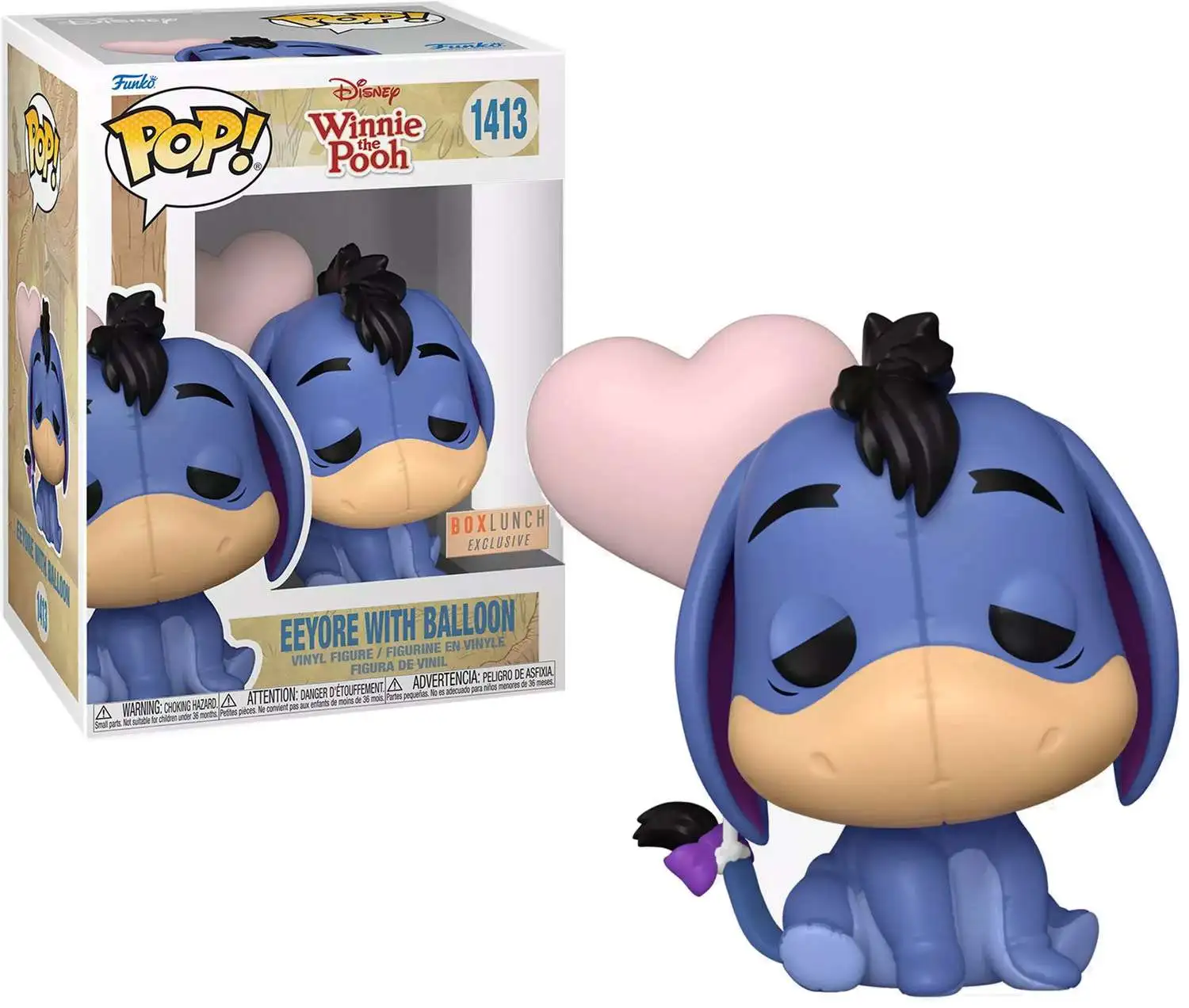 Funko Winnie the Pooh POP! Disney Eeyore Exclusive Vinyl Figure #1413 [with Balloon]