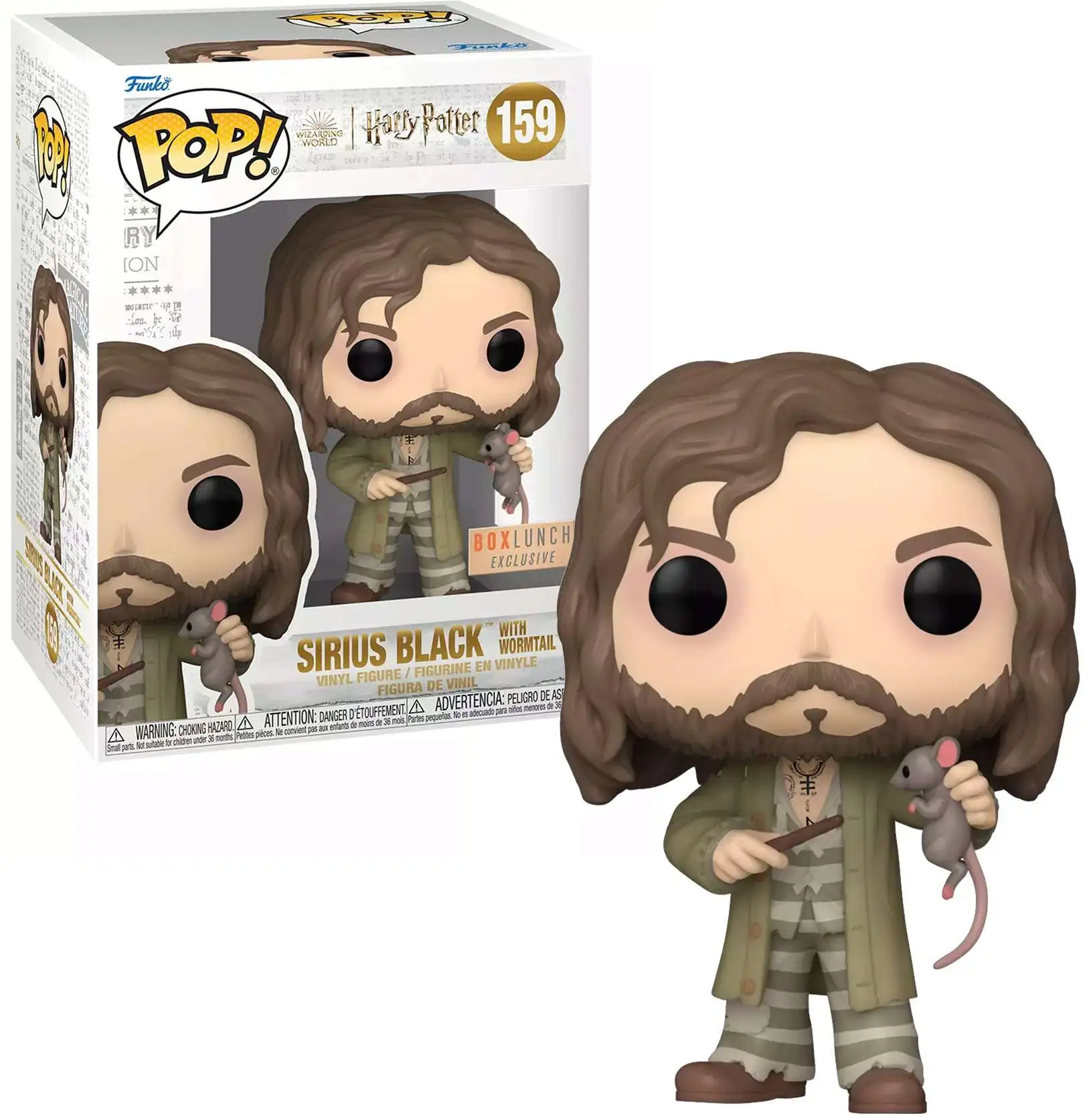 Funko Harry Potter POP! Sirius Black Exclusive Vinyl Figure [with Wormtail]