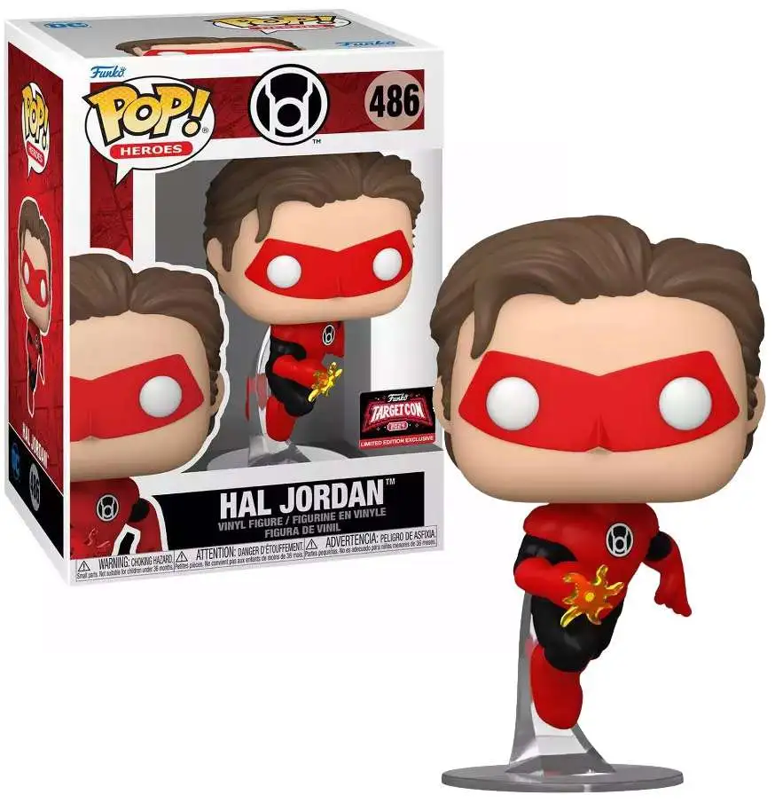 Funko Green Lantern POP Heroes Hal Jordan Exclusive Vinyl Figure 486 ...