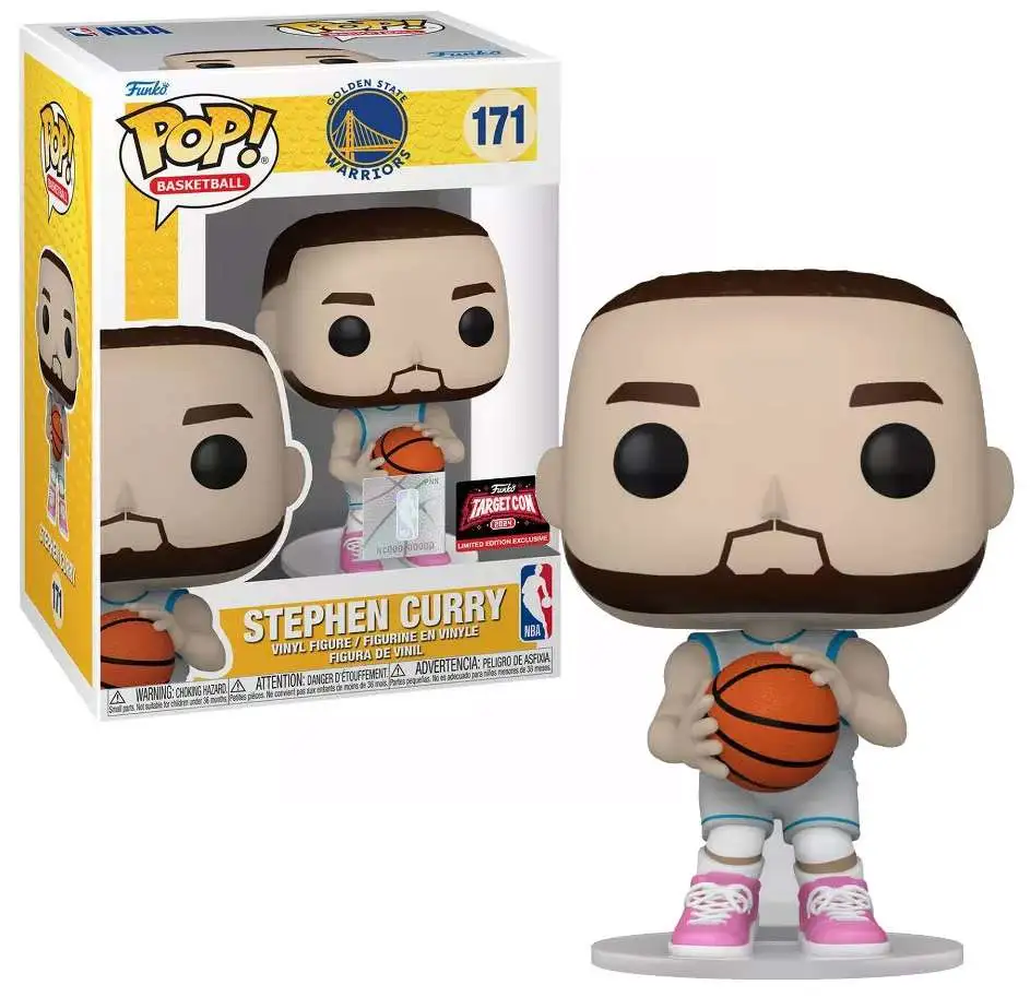 Funko NBA Golden State Warriors POP! Basketball Stephen Curry Exclusive Vinyl Figure #171 [Pink Sneakers]