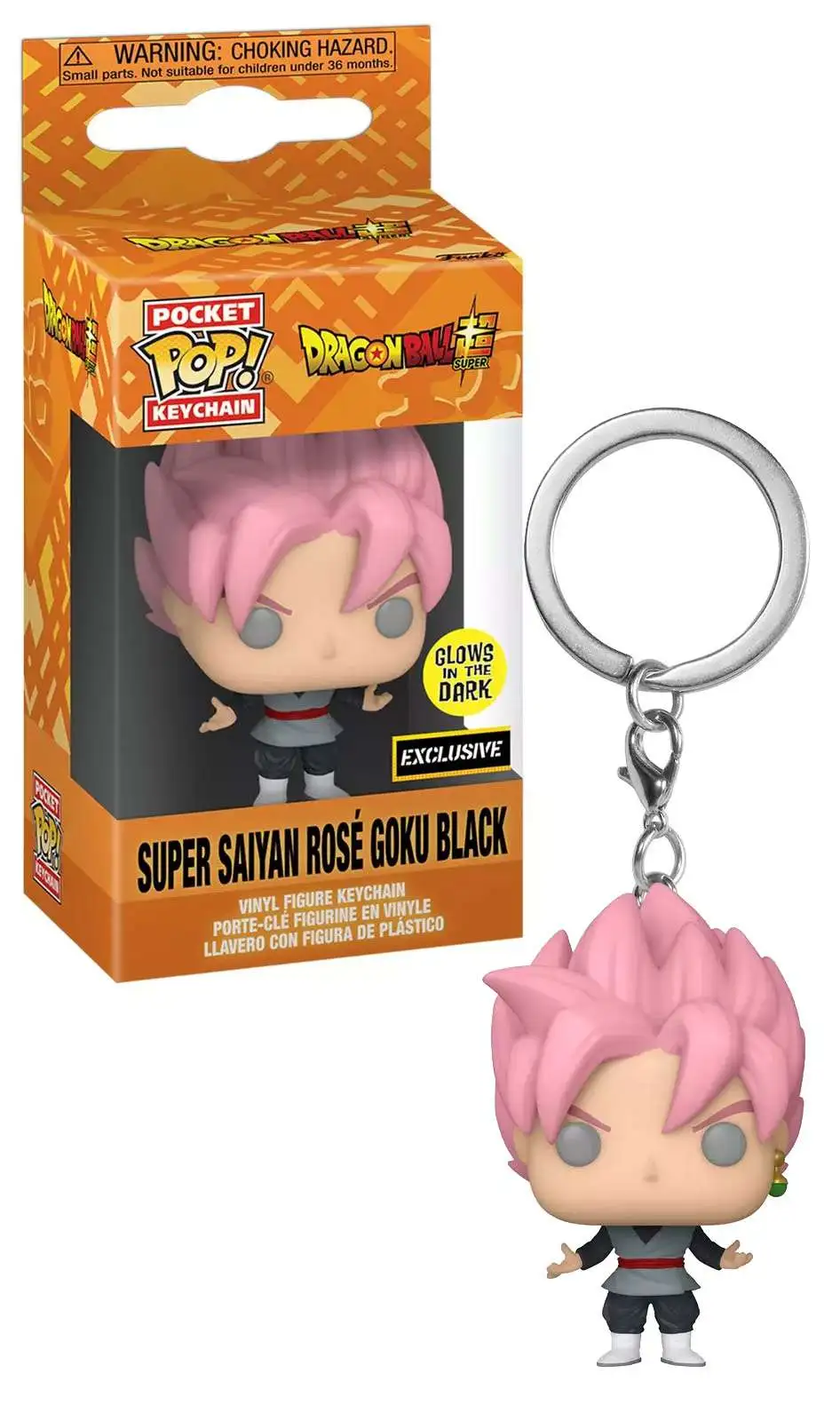 Pop! Keychain: Dragon Ball Super - Super Saiyan Rosè Goku Black