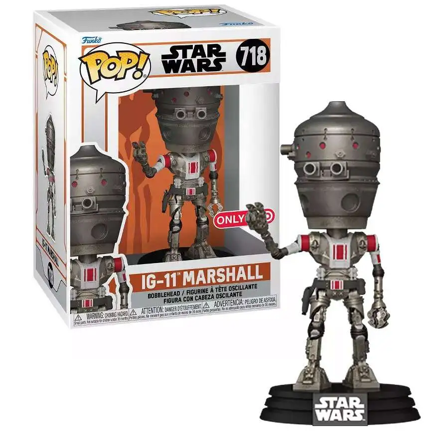 Funko The Mandalorian POP! Star Wars IG-11 Marshall Exclusive Vinyl Figure #718