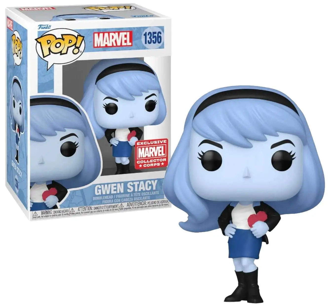 Funko POP! Marvel Gwen Stacy Exclusive Vinyl Figure #1356 [Blue]